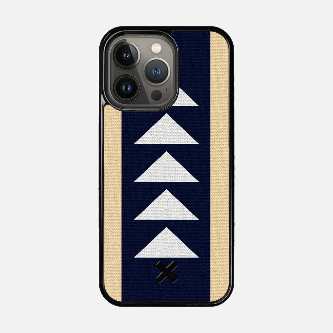 Track Case for the Apple iPhone 13 Pro featuring a UV Printed Cotton Canvas backer with the Keyway X Mark#Phone Model_iPhone 13 Pro