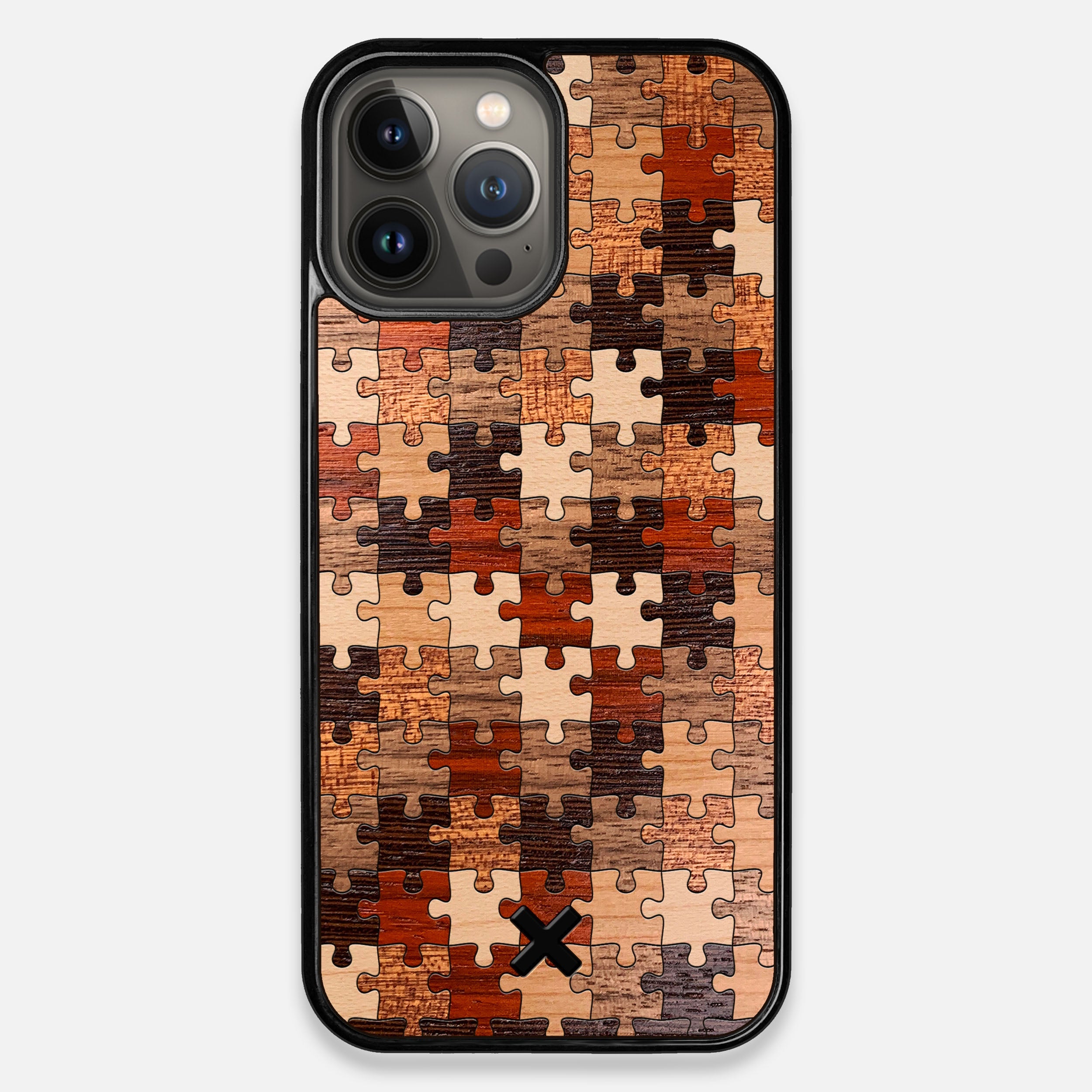 TPU/PC Sides of the Puzzle Wood iPhone 13 Pro Max Case by Keyway Designs