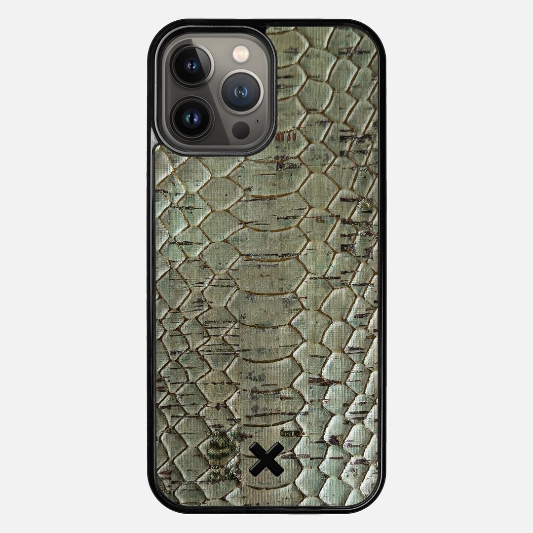 Python Cork Case for the Apple iPhone 13 Pro Max featuring a Genuine Cork backer with the Keyway X Mark#Phone Model_iPhone 13 Pro Max