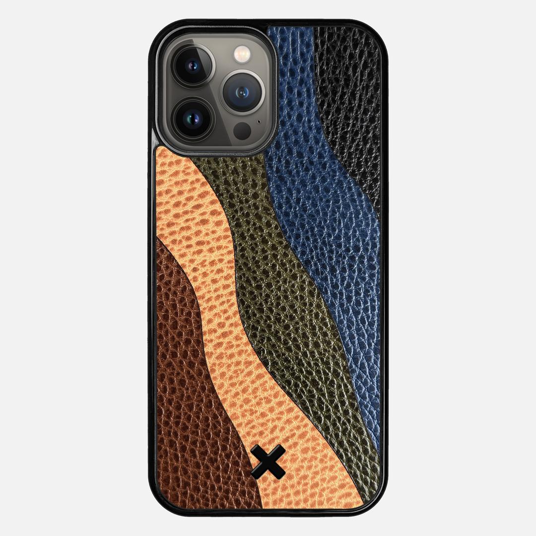 Sable Leather Case for the Apple iPhone 13 Pro Max featuring a Genuine Leather backer with the Keyway X Mark#Phone Model_iPhone 13 Pro Max