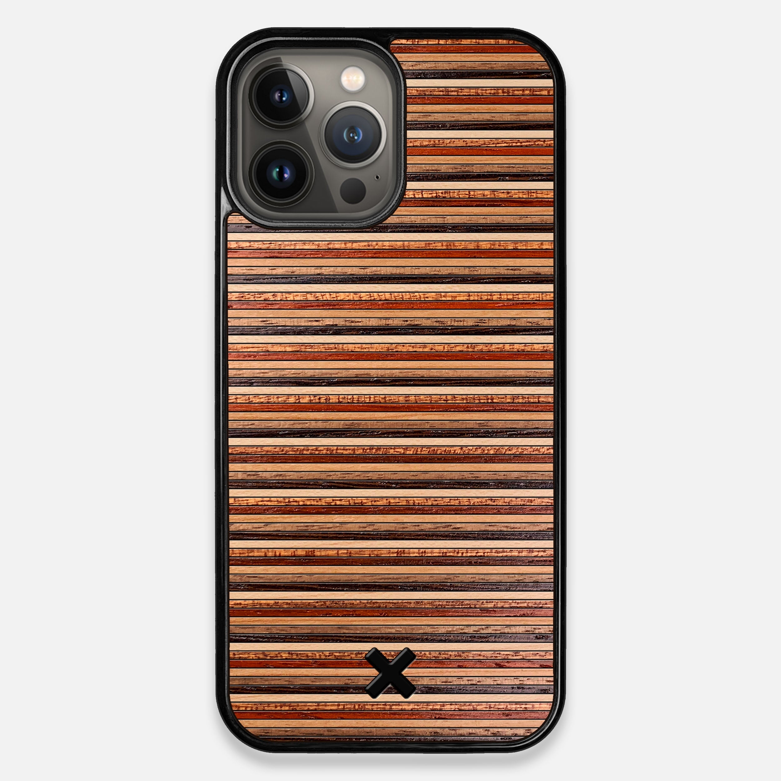 TPU/PC Sides of the Strata Wood iPhone 13 Pro Max Case by Keyway Designs