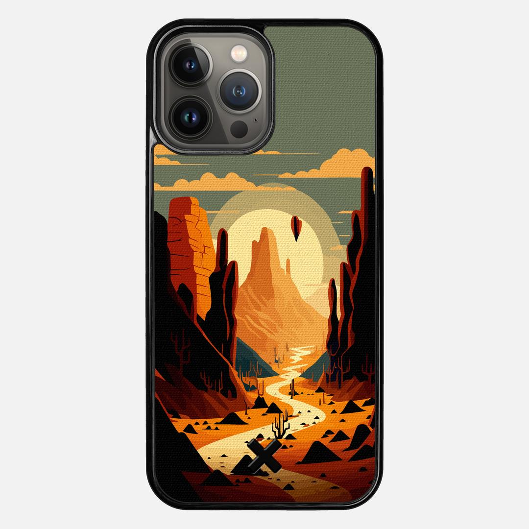 Terra Case for the Apple iPhone 13 Pro Max featuring a UV Printed Cotton Canvas backer with the Keyway X Mark#Phone Model_iPhone 13 Pro Max