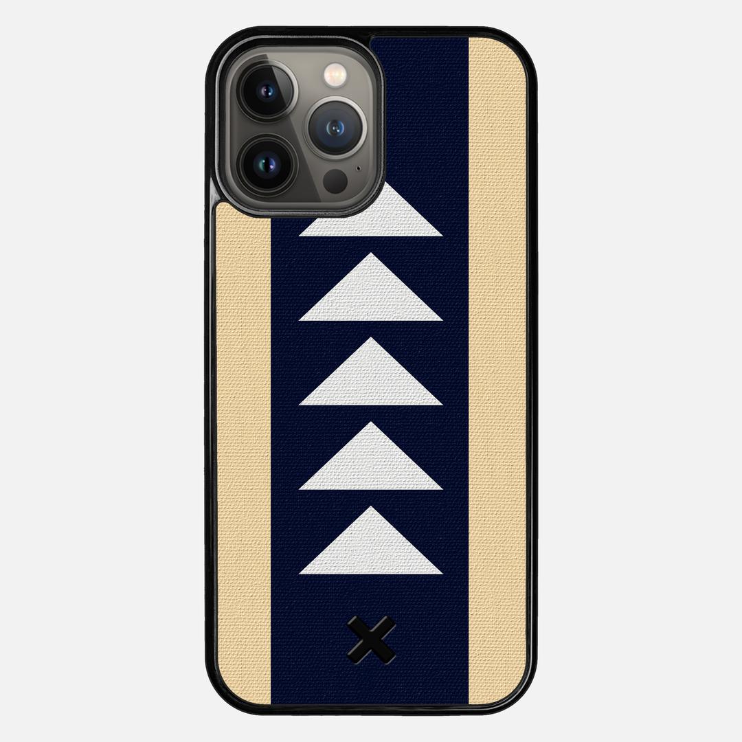 Track Case for the Apple iPhone 13 Pro Max featuring a UV Printed Cotton Canvas backer with the Keyway X Mark#Phone Model_iPhone 13 Pro Max