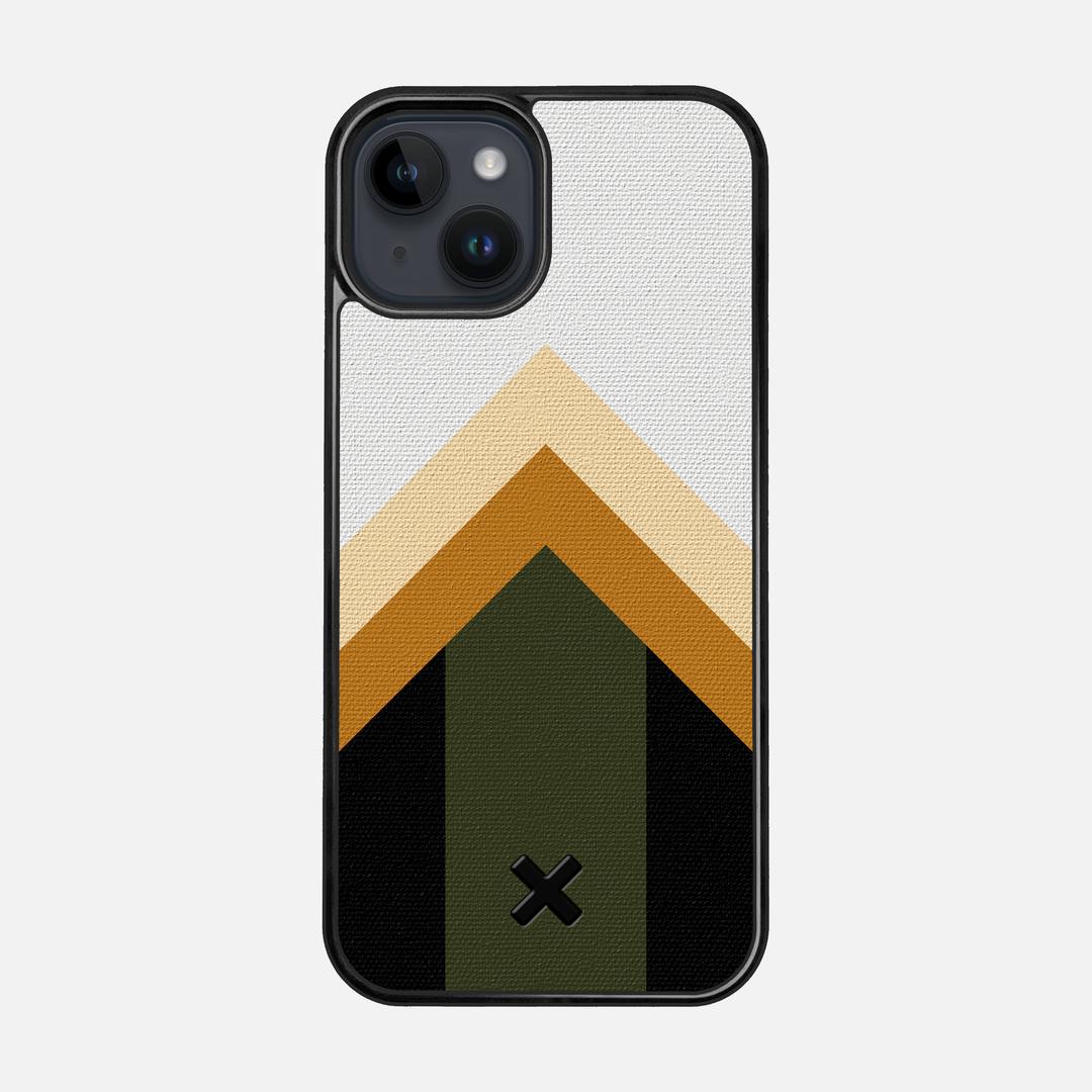 Ascent Case for the Apple iPhone 14 featuring a UV Printed Cotton Canvas backer with the Keyway X Mark#Phone Model_iPhone 14