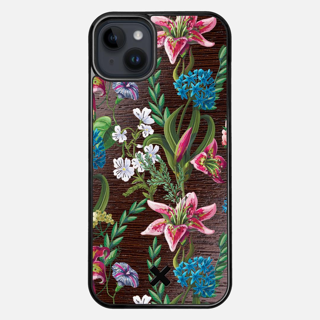 Stargazer Case for the Apple iPhone 14 Plus featuring a UV Printed Wenge Wood backer with the Keyway X Mark#Phone Model_iPhone 14 Plus