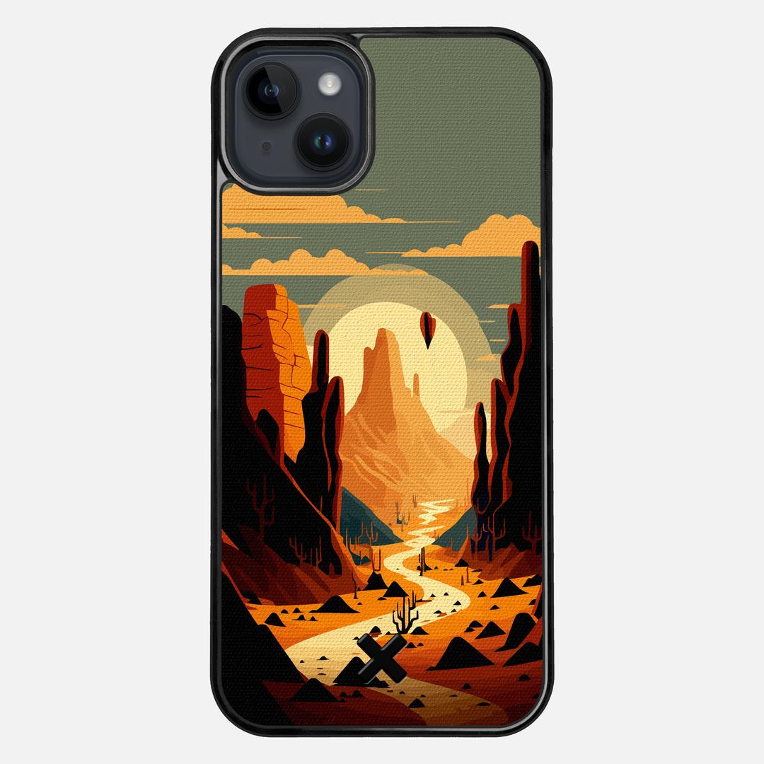 Terra Case for the Apple iPhone 14 Plus featuring a UV Printed Cotton Canvas backer with the Keyway X Mark#Phone Model_iPhone 14 Plus