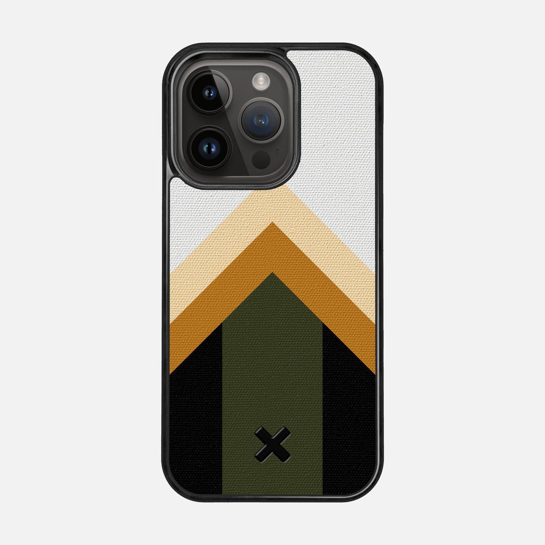 Ascent Case for the Apple iPhone 14 Pro featuring a UV Printed Cotton Canvas backer with the Keyway X Mark#Phone Model_iPhone 14 Pro