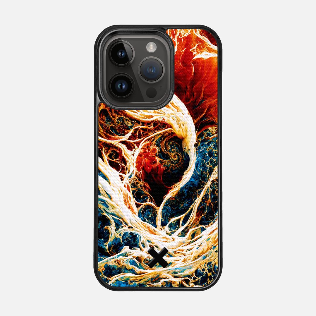 Evolve Case for the Apple iPhone 14 Pro featuring a UV Printed Cotton Canvas backer with the Keyway X Mark#Phone Model_iPhone 14 Pro