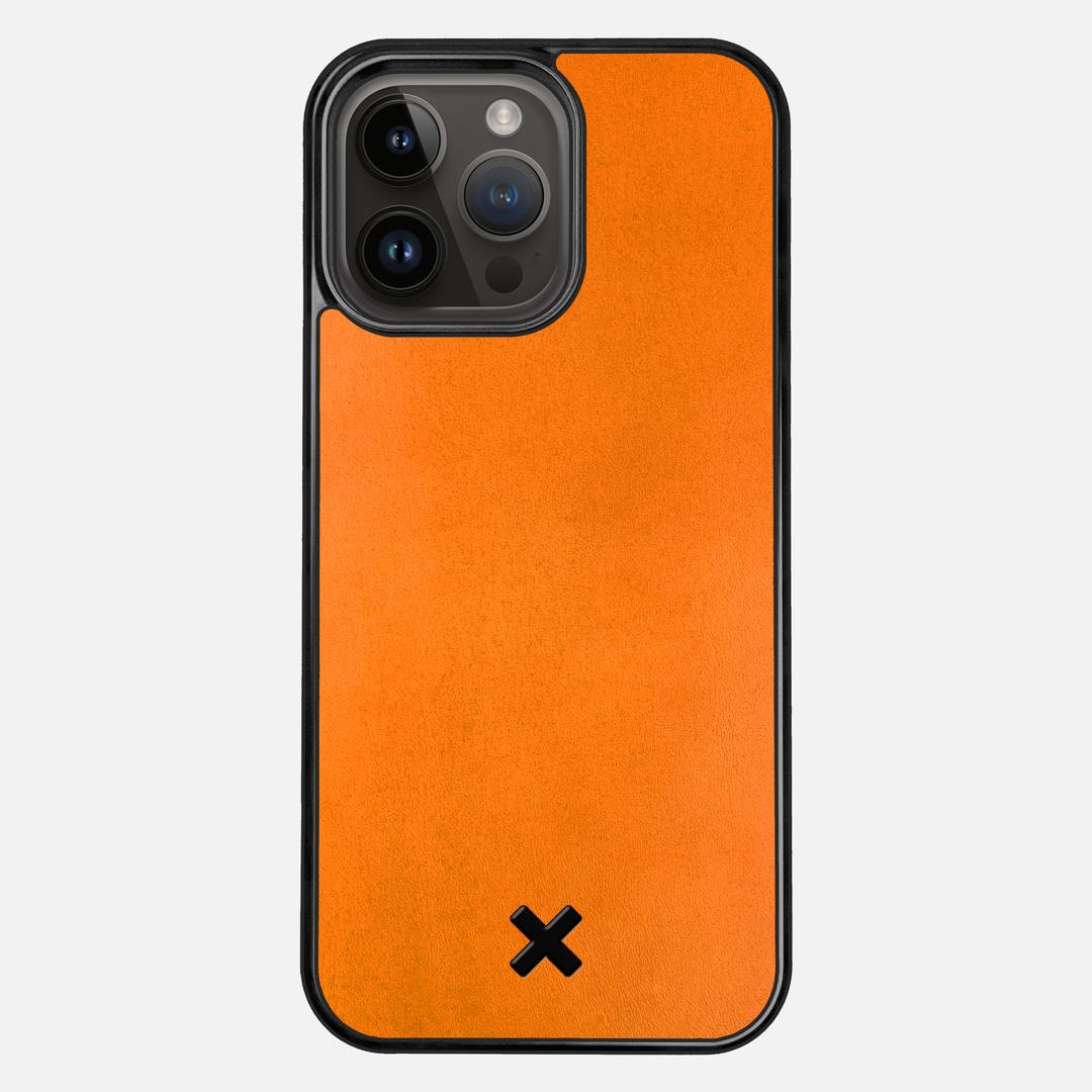 Honey Leather Case for the Apple iPhone 14 Pro Max featuring a Genuine Leather backer with the Keyway X Mark#Phone Model_iPhone 14 Pro Max