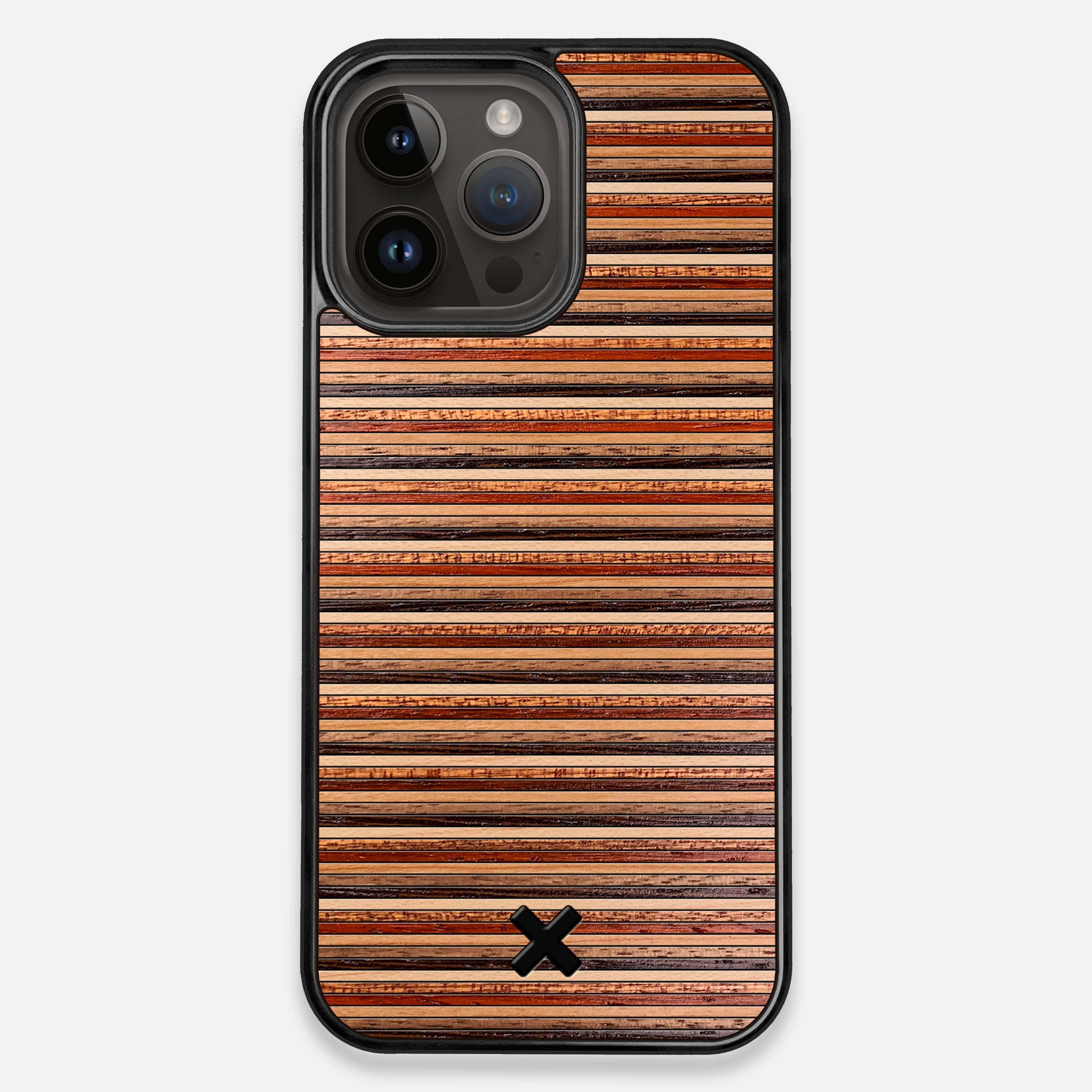 TPU/PC Sides of the Strata Wood iPhone 15 Pro Max MagSafe Case by Keyway Designs