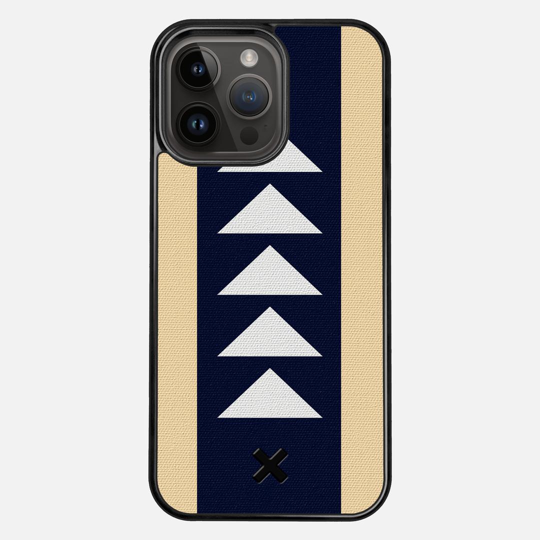 Track Case for the Apple iPhone 14 Pro Max featuring a UV Printed Cotton Canvas backer with the Keyway X Mark#Phone Model_iPhone 14 Pro Max