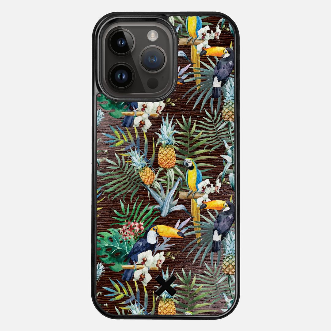 Tropic Case for the Apple iPhone 14 Pro Max featuring a UV Printed and Wenge Wood backer with the Keyway X Mark#Phone Model_iPhone 14 Pro Max