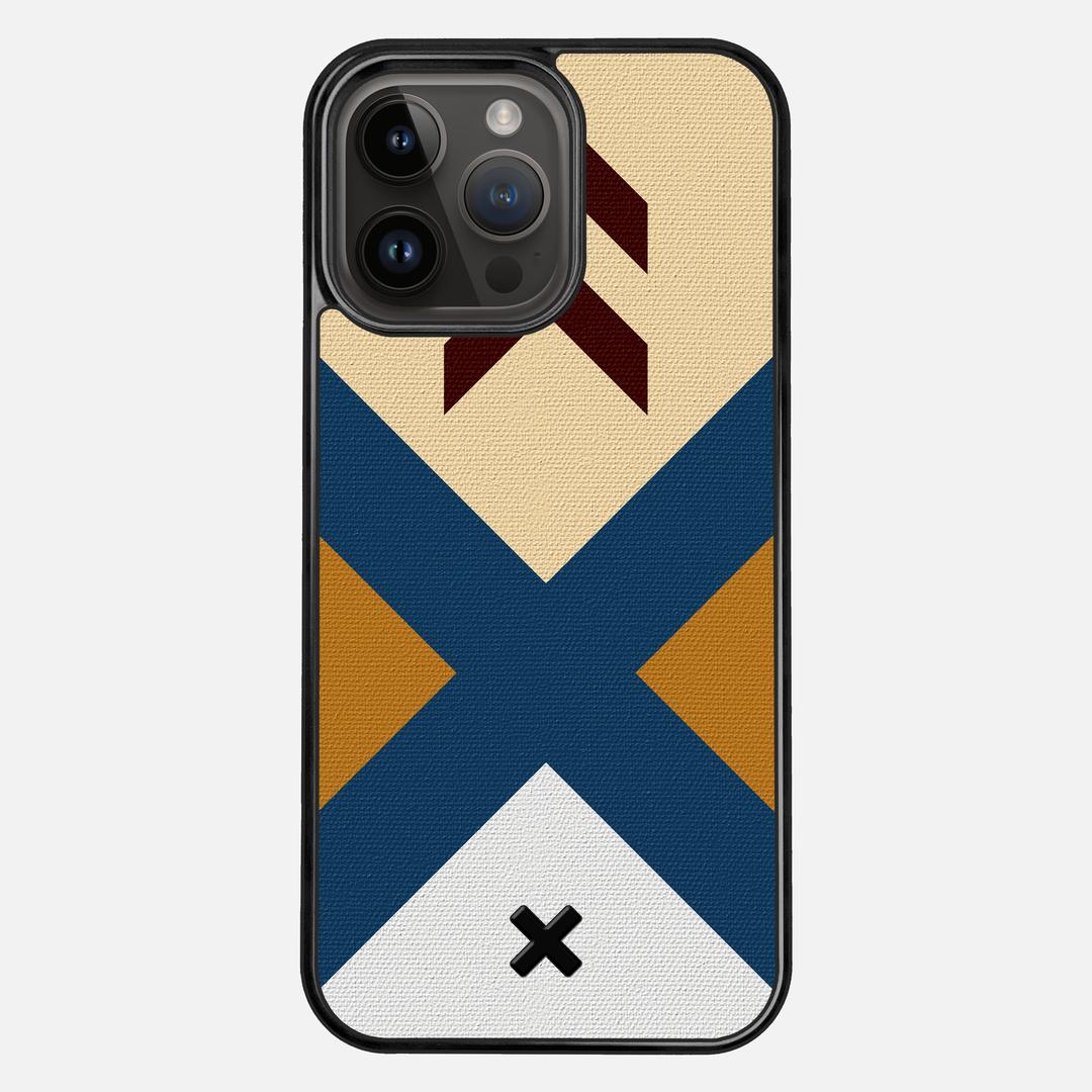 Camp Case for the Apple iPhone 15 Pro Max featuring a UV Printed Cotton Canvas backer with the Keyway X Mark#Phone Model_iPhone 15 Pro Max
