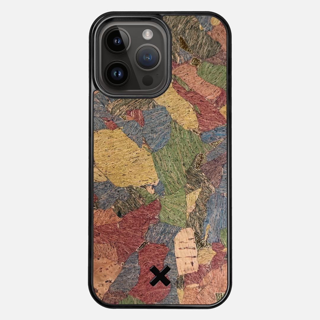 Terrazzo Cork Case for the Apple iPhone 15 Pro Max featuring a Genuine Cork backer with the Keyway X Mark#Phone Model_iPhone 15 Pro Max