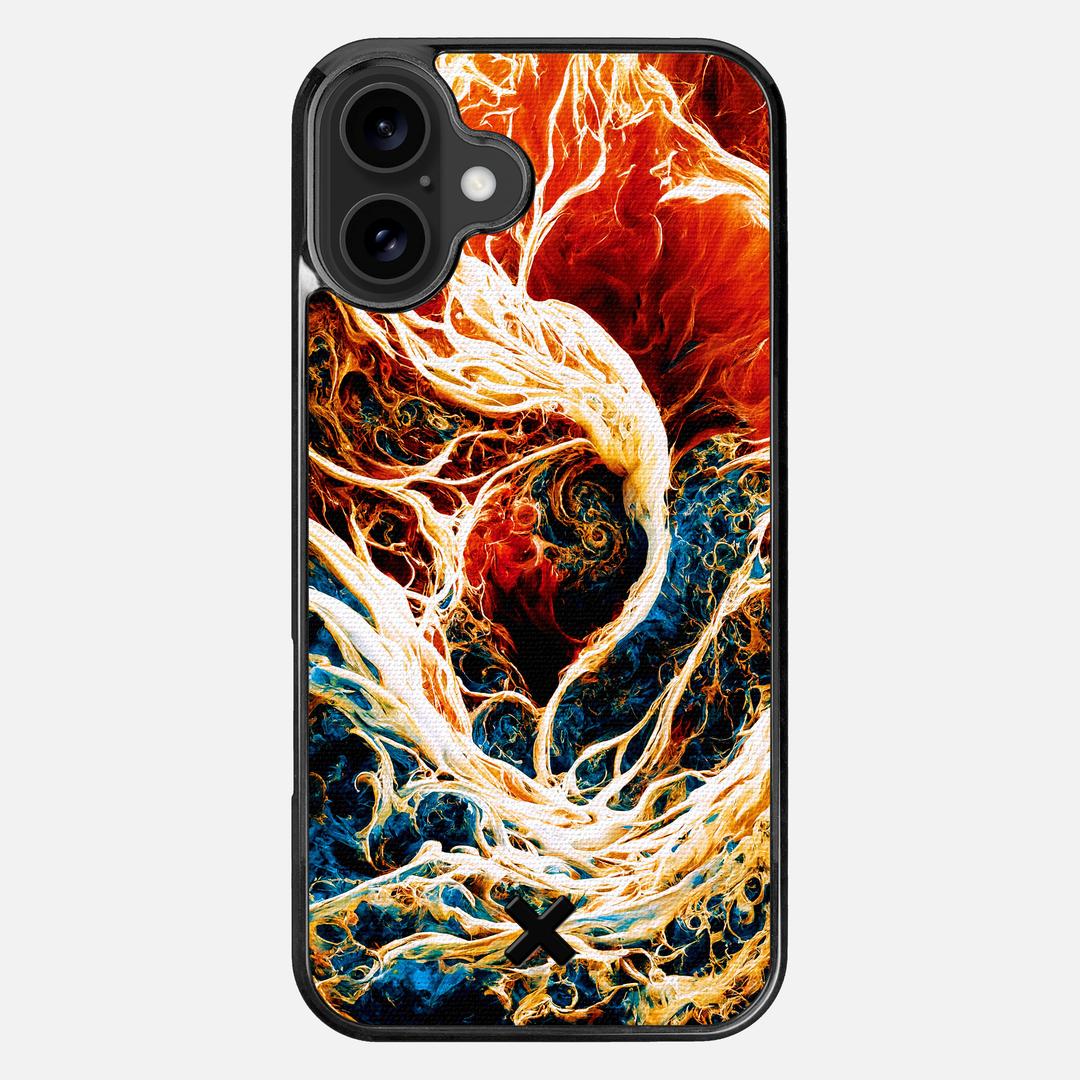 Evolve Case for the Apple iPhone 16 Plus featuring a UV Printed Cotton Canvas backer with the Keyway X Mark#Phone Model_iPhone 16 Plus