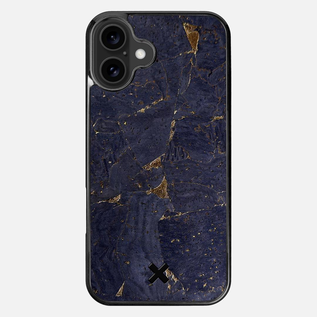 Quartz Cork Case for the Apple iPhone 16 Plus featuring a Genuine Cork backer with the Keyway X Mark#Phone Model_iPhone 16 Plus