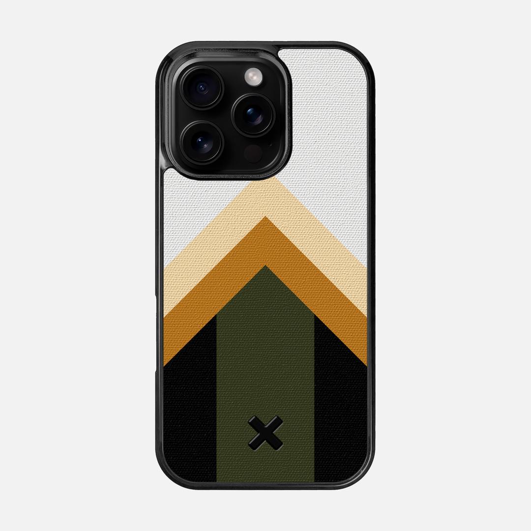 Ascent Case for the Apple iPhone 16 Pro featuring a UV Printed Cotton Canvas backer with the Keyway X Mark#Phone Model_iPhone 16 Pro