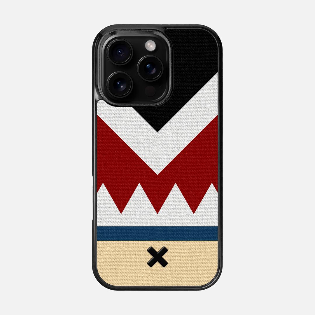 Cove Case for the Apple iPhone 16 Pro featuring a UV Printed Cotton Canvas backer with the Keyway X Mark#Phone Model_iPhone 16 Pro