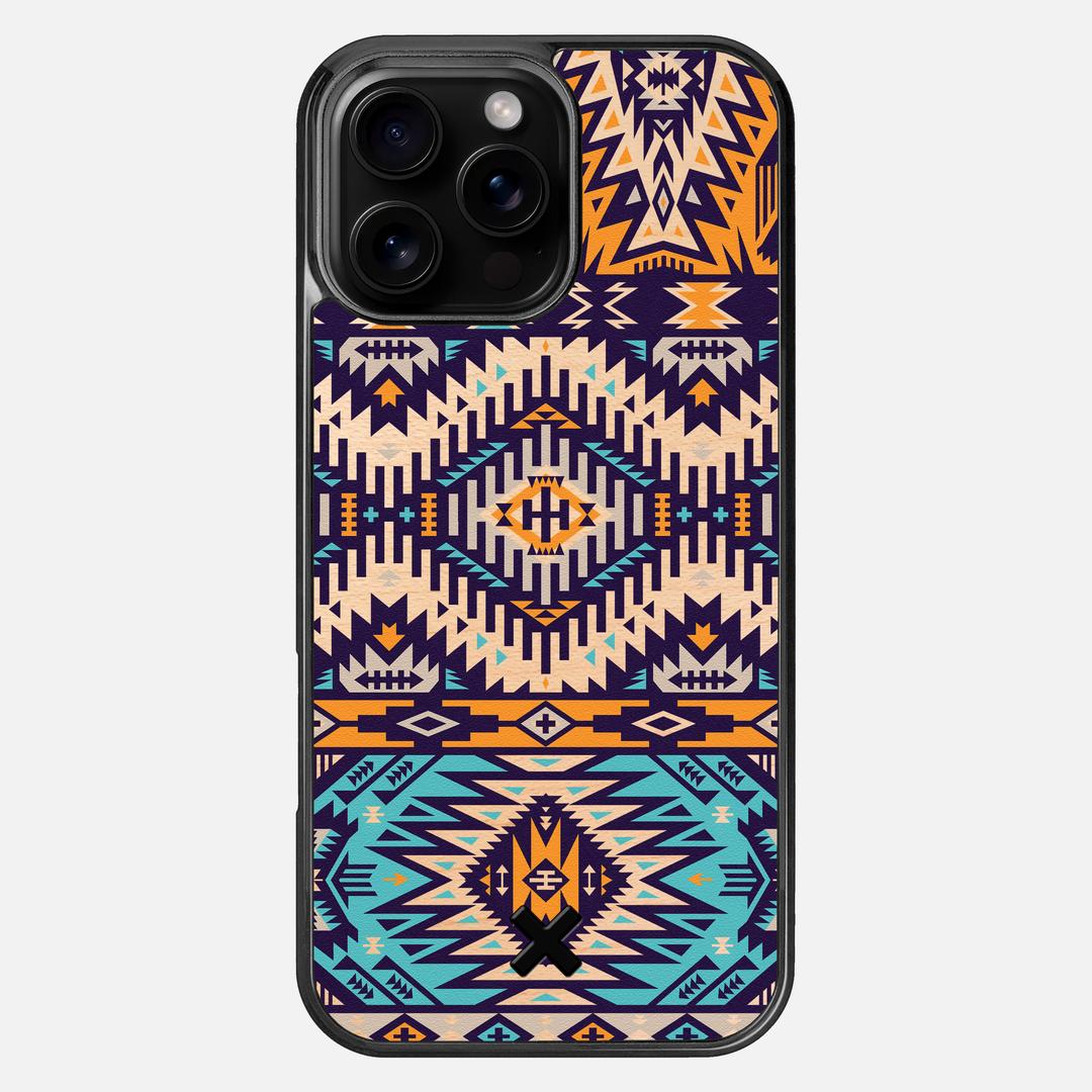 Aztec Case for the Apple iPhone 16 Pro Max featuring a UV Printed Maple Wood backer with the Keyway X Mark#Phone Model_iPhone 16 Pro Max