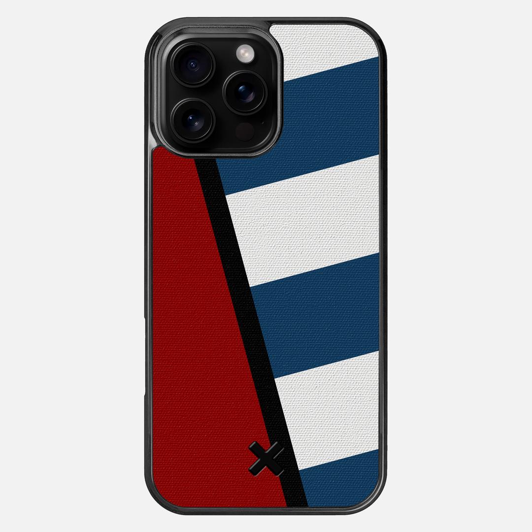 Bluff Case for the Apple iPhone 16 Pro Max featuring a UV Printed Cotton Canvas backer with the Keyway X Mark#Phone Model_iPhone 16 Pro Max