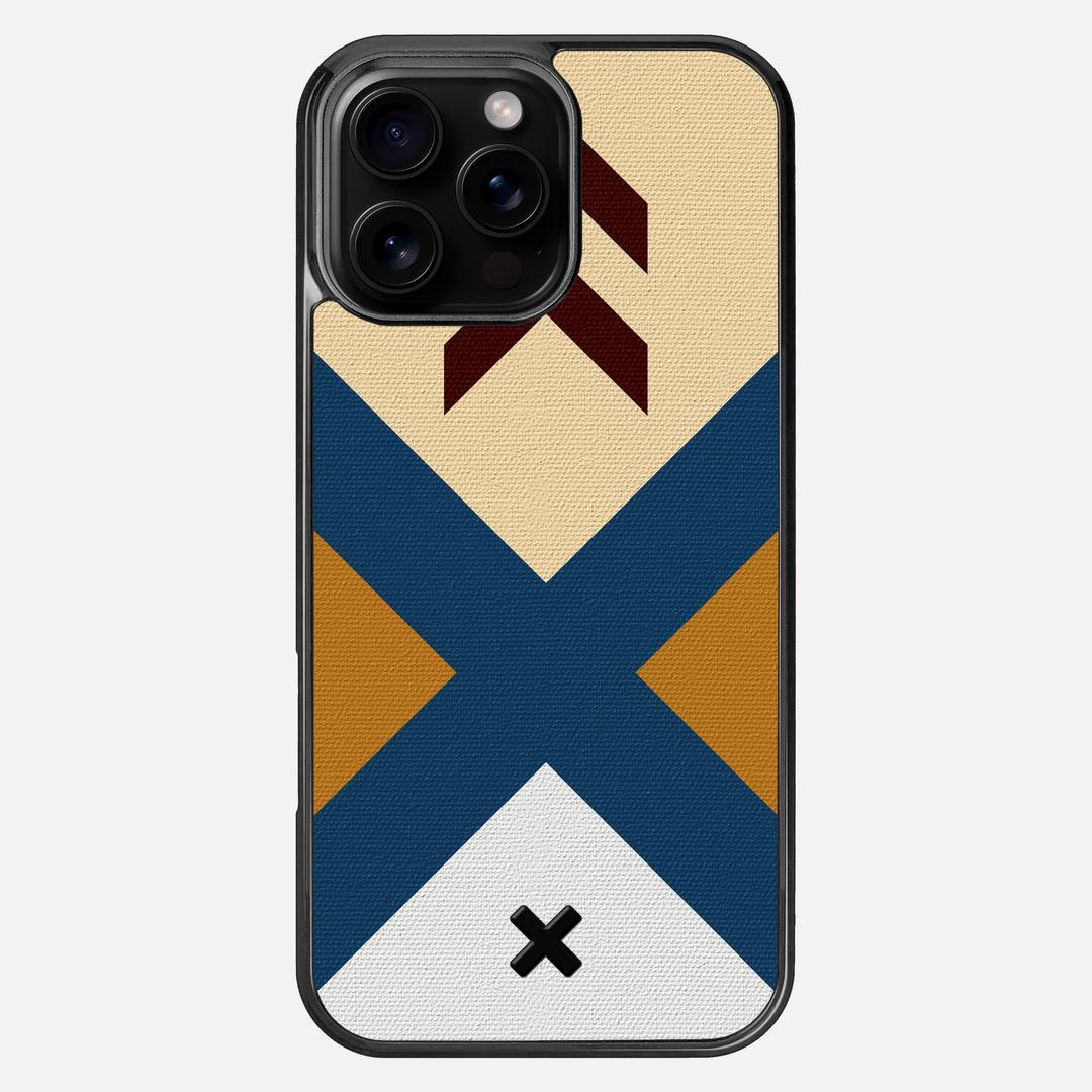 Camp Case for the Apple iPhone 16 Pro Max featuring a UV Printed Cotton Canvas backer with the Keyway X Mark#Phone Model_iPhone 16 Pro Max