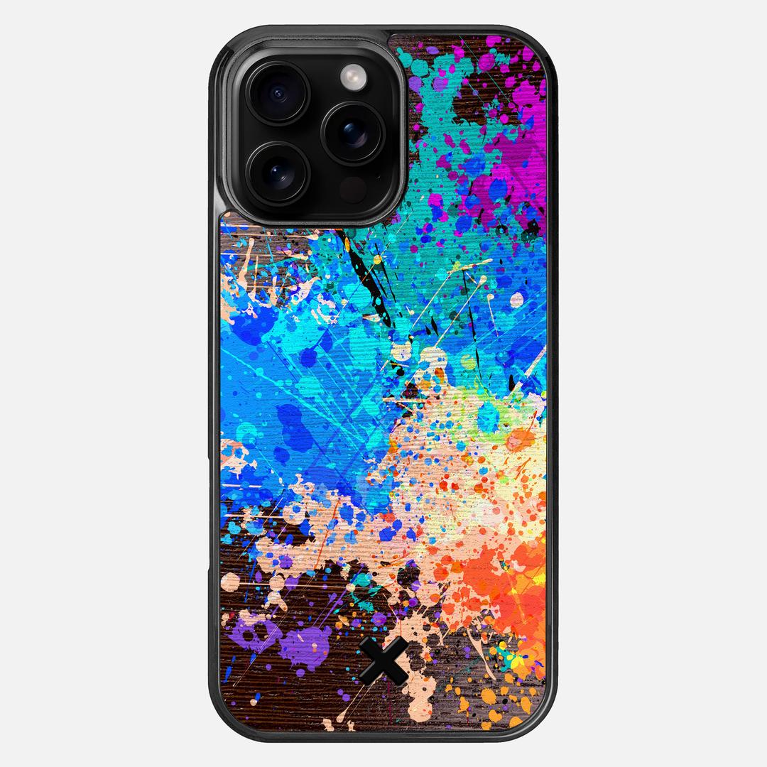 Chroma Case for the Apple iPhone 16 Pro Max featuring a UV Printed Wenge Wood backer with the Keyway X Mark#Phone Model_iPhone 16 Pro Max
