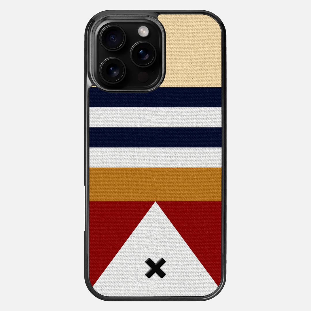 Lodge Case for the Apple iPhone 16 Pro Max featuring a UV Printed Cotton Canvas backer with the Keyway X Mark#Phone Model_iPhone 16 Pro Max