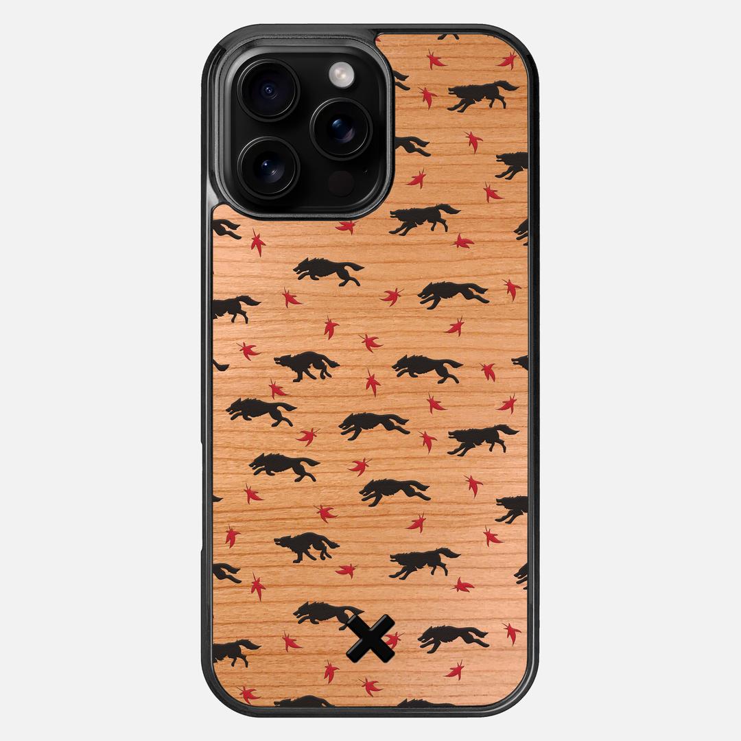 Lupine Case for the Apple iPhone 16 Pro Max featuring a UV Printed Cherry Wood backer with the Keyway X Mark#Phone Model_iPhone 16 Pro Max