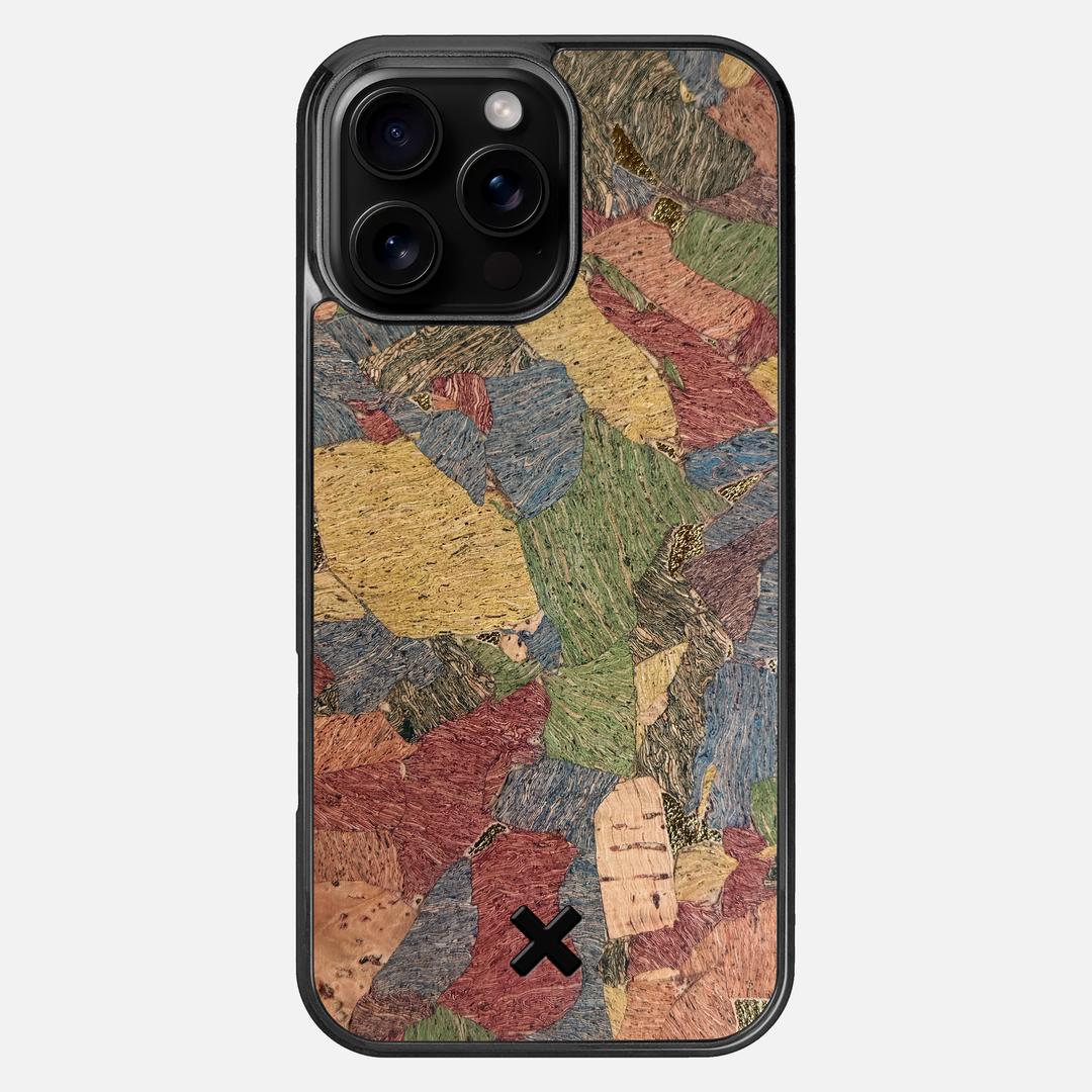 Terrazzo Cork Case for the Apple iPhone 16 Pro Max featuring a Genuine Cork backer with the Keyway X Mark#Phone Model_iPhone 16 Pro Max