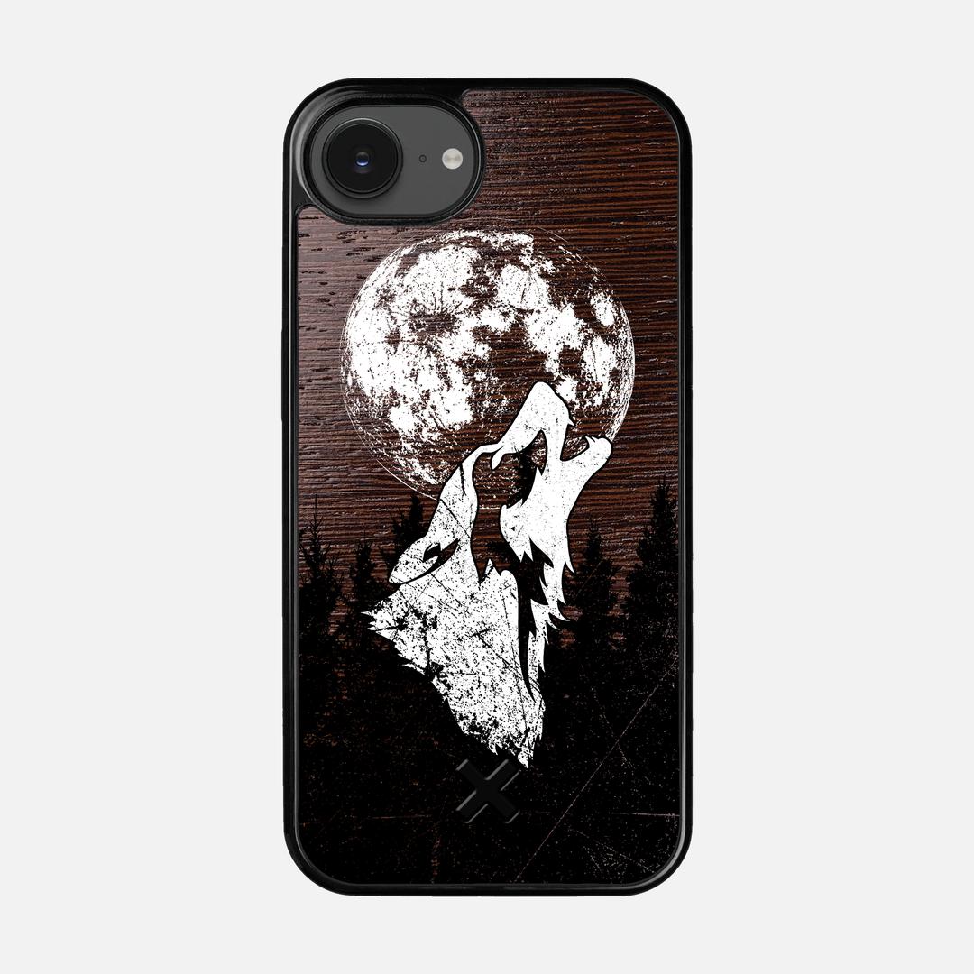 Howl Case for the Apple iPhone 16e featuring a UV Printed Wenge Wood backer with the Keyway X Mark#Phone Model_iPhone 16e