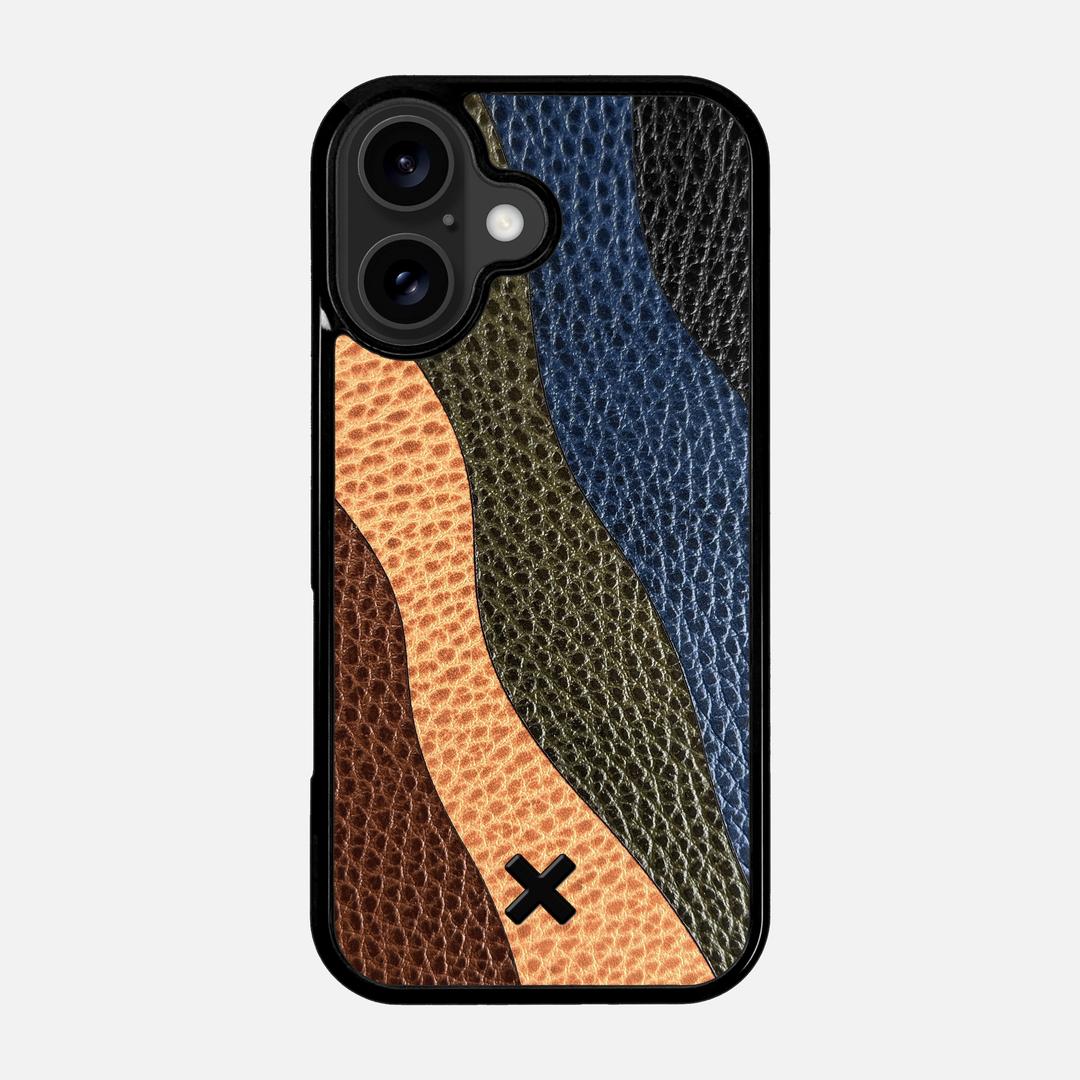 Sable Leather Case for the Apple iPhone 17 featuring a Genuine Leather backer with the Keyway X Mark#Phone Model_iPhone 17