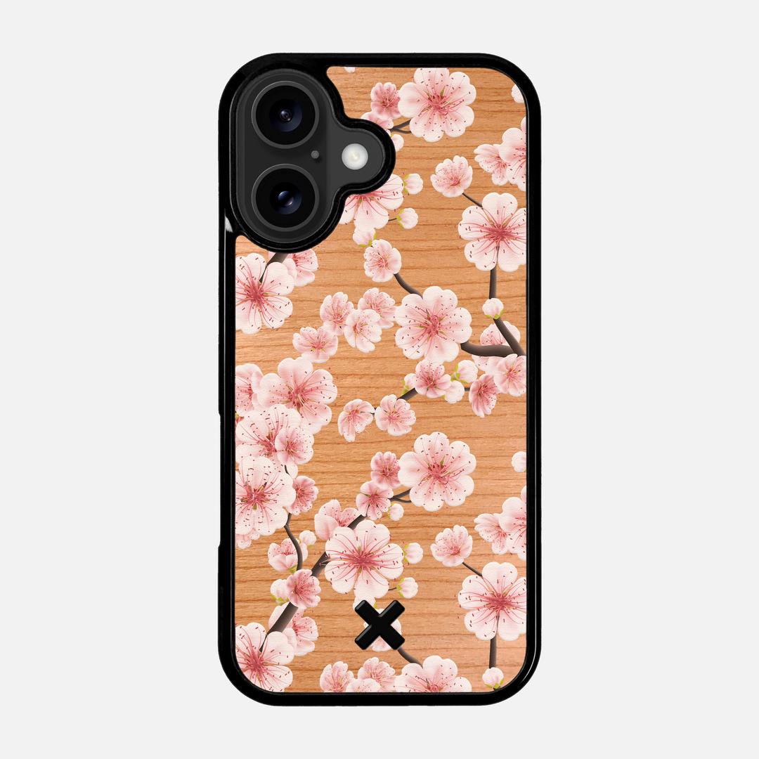 Sakura Case for the Apple iPhone 17 featuring a UV Printed Cherry Wood backer with the Keyway X Mark#Phone Model_iPhone 17