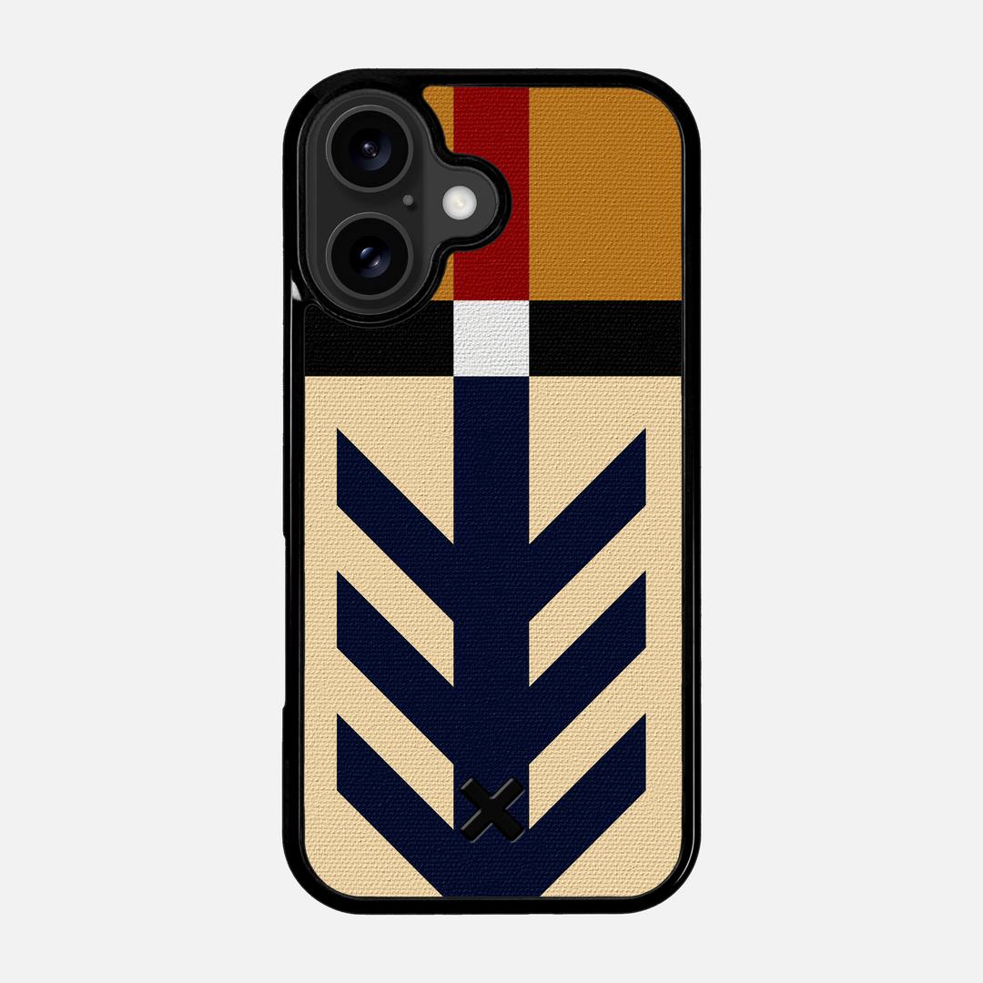 Trail Case for the Apple iPhone 17 featuring a UV Printed Cotton Canvas backer with the Keyway X Mark#Phone Model_iPhone 17