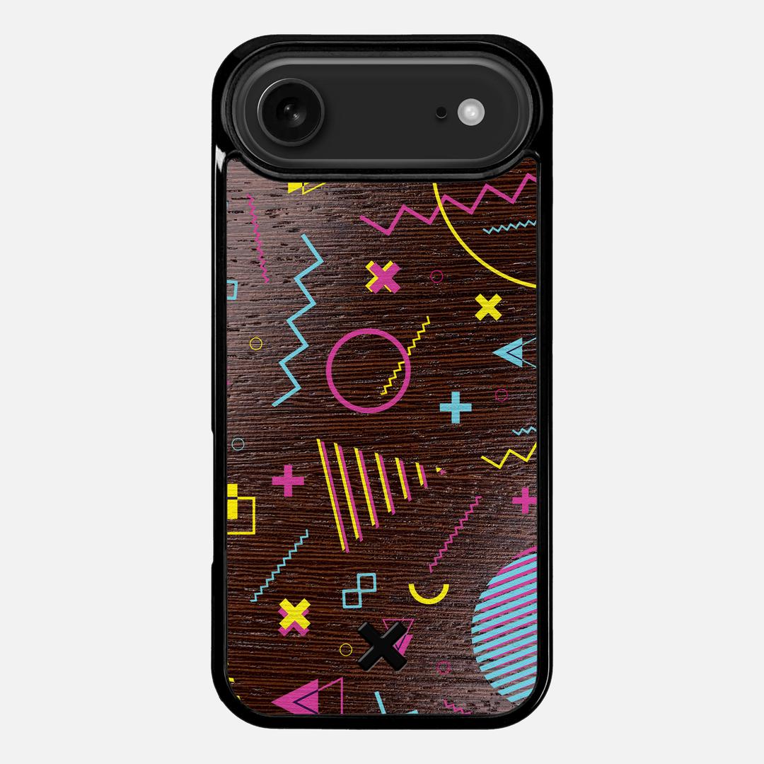 Neon Case for the Apple iPhone 17 Air featuring a UV Printed Wenge Wood backer with the Keyway X Mark#Phone Model_iPhone 17 Air