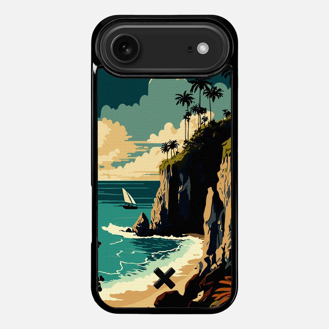 Seaside Case for the Apple iPhone 17 Air featuring a UV Printed Cotton Canvas backer with the Keyway X Mark#Phone Model_iPhone 17 Air