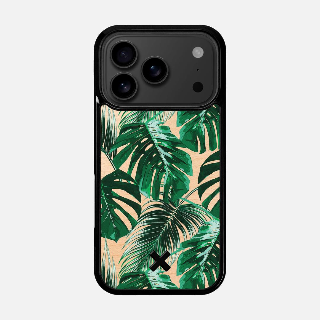 Palm Case for the Apple iPhone 17 Pro featuring a UV Printed Maple Wood backer with the Keyway X Mark#Phone Model_iPhone 17 Pro