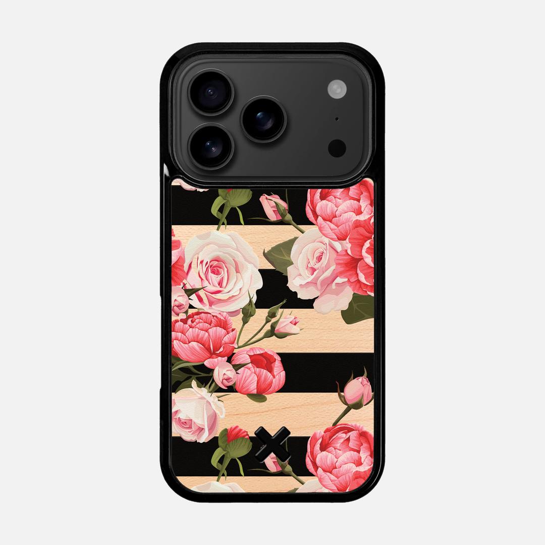 Peony Case for the Apple iPhone 17 Pro featuring a UV Printed Maple Wood backer with the Keyway X Mark#Phone Model_iPhone 17 Pro