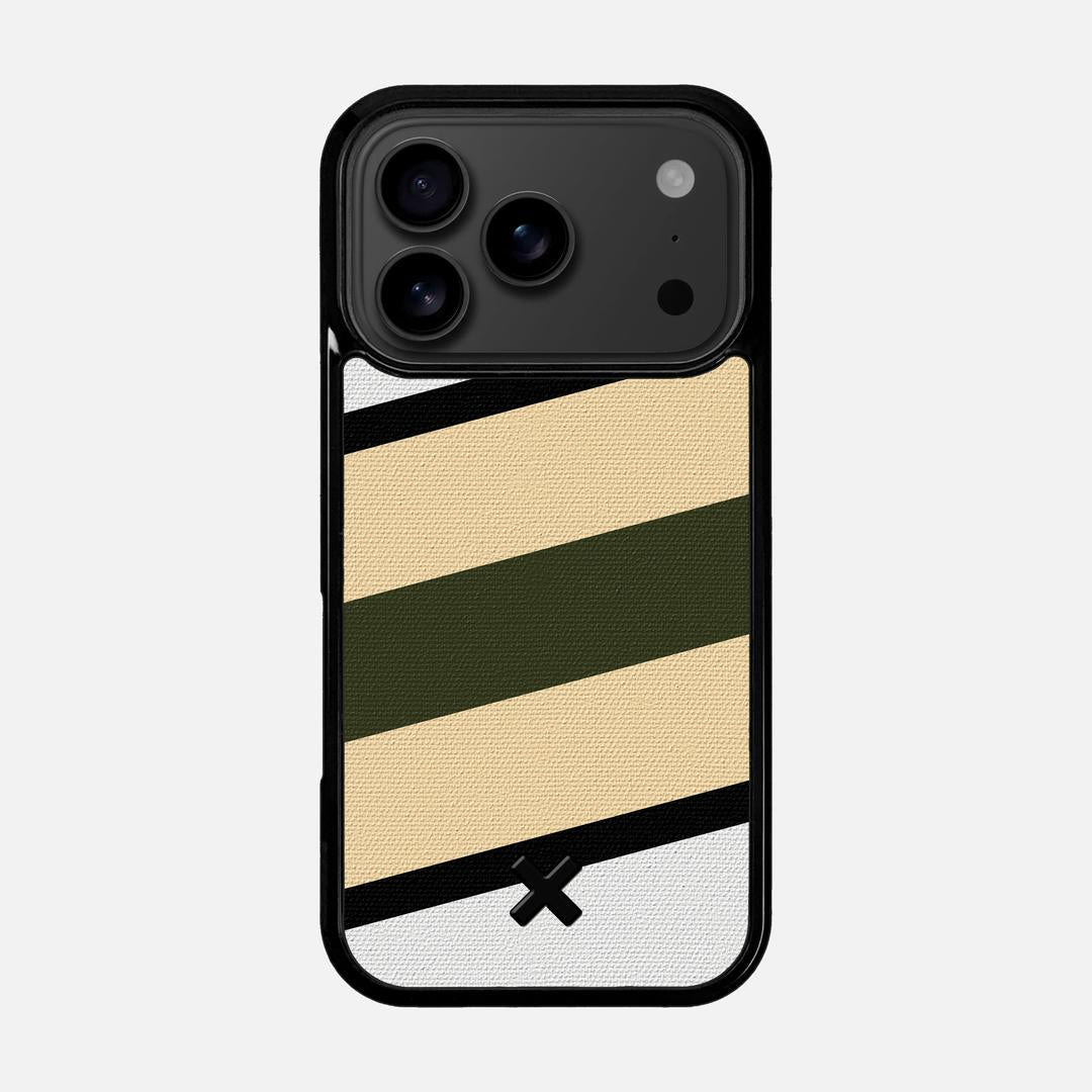 Ridge Case for the Apple iPhone 17 Pro featuring a UV Printed Cotton Canvas backer with the Keyway X Mark#Phone Model_iPhone 17 Pro