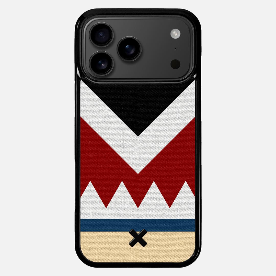 Cove Case for the Apple iPhone 17 Pro Max featuring a UV Printed Cotton Canvas backer with the Keyway X Mark#Phone Model_iPhone 17 Pro Max