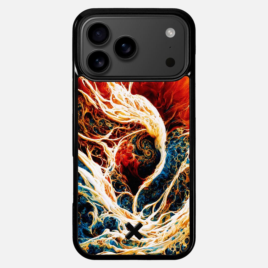Evolve Case for the Apple iPhone 17 Pro Max featuring a UV Printed Cotton Canvas backer with the Keyway X Mark#Phone Model_iPhone 17 Pro Max
