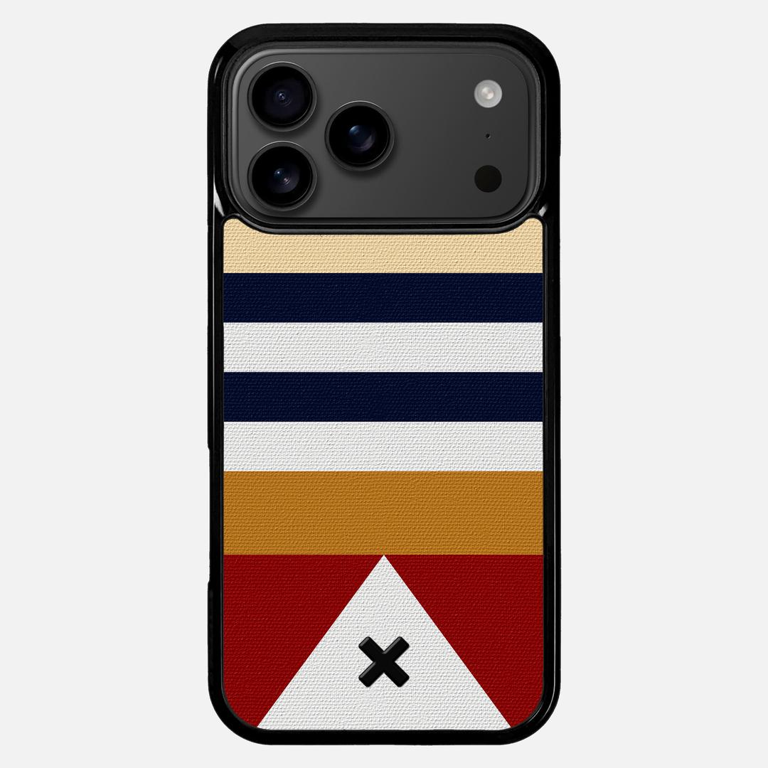 Lodge Case for the Apple iPhone 17 Pro Max featuring a UV Printed Cotton Canvas backer with the Keyway X Mark#Phone Model_iPhone 17 Pro Max