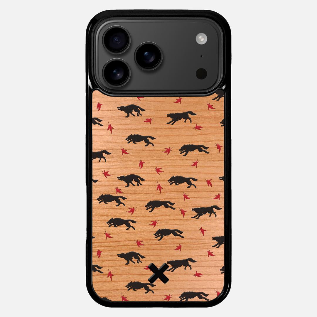 Lupine Case for the Apple iPhone 17 Pro Max featuring a UV Printed Cherry Wood backer with the Keyway X Mark#Phone Model_iPhone 17 Pro Max