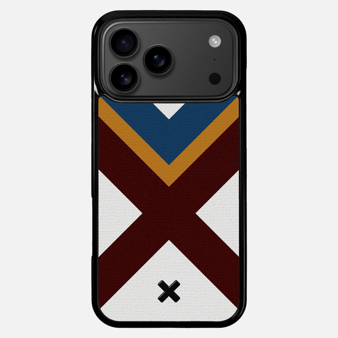 Range Case for the Apple iPhone 17 Pro Max featuring a UV Printed Cotton Canvas backer with the Keyway X Mark#Phone Model_iPhone 17 Pro Max