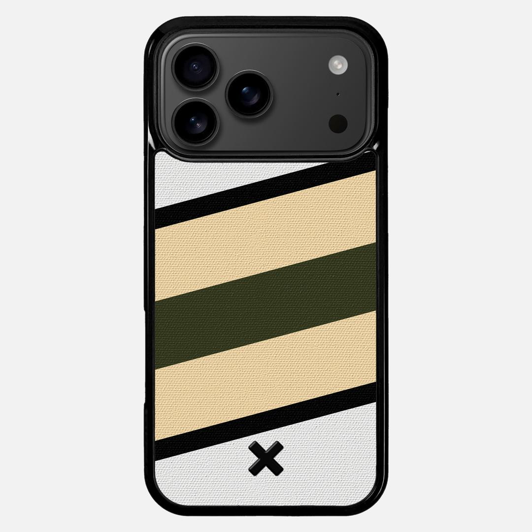 Ridge Case for the Apple iPhone 17 Pro Max featuring a UV Printed Cotton Canvas backer with the Keyway X Mark#Phone Model_iPhone 17 Pro Max