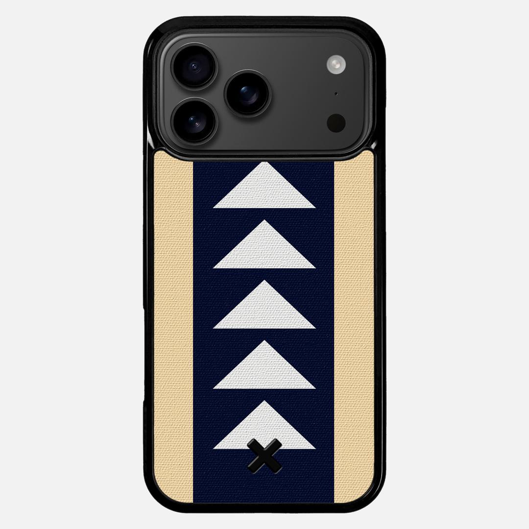 Track Case for the Apple iPhone 17 Pro Max featuring a UV Printed Cotton Canvas backer with the Keyway X Mark#Phone Model_iPhone 17 Pro Max