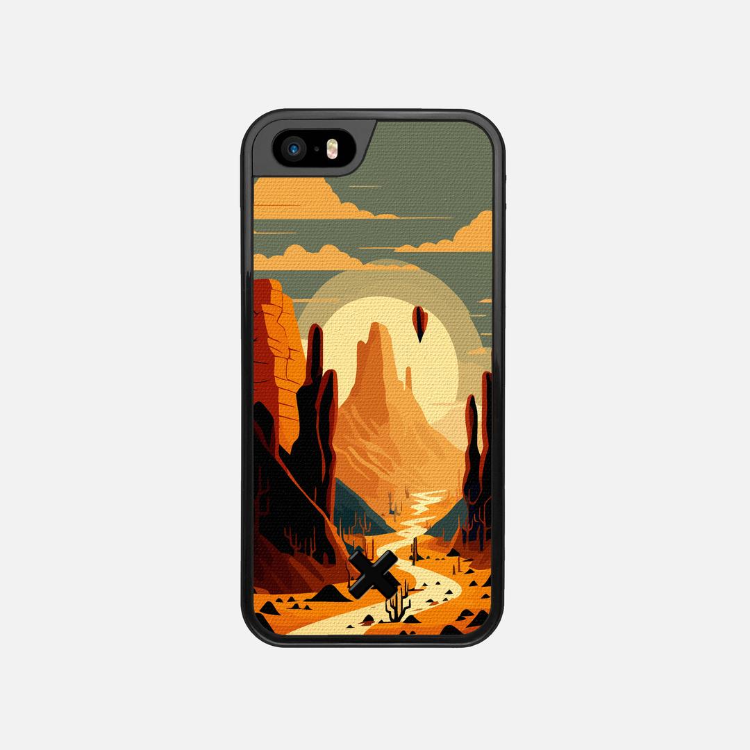 Terra Case for the Apple iPhone 5S featuring a UV Printed Cotton Canvas backer with the Keyway X Mark#Phone Model_iPhone 5S