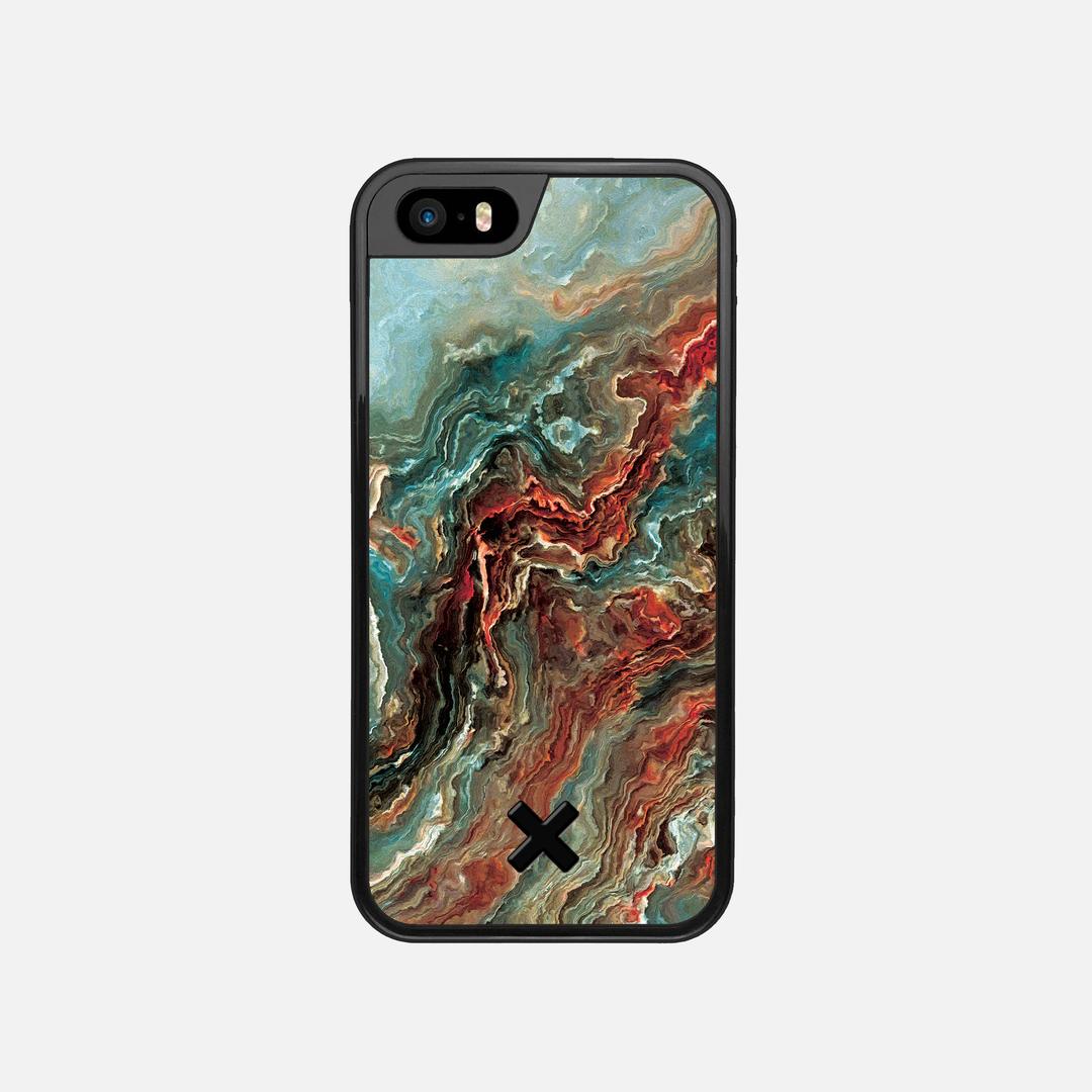 Verona Case for the Apple iPhone 5S featuring a UV Printed Wenge Wood backer with the Keyway X Mark#Phone Model_iPhone 5S