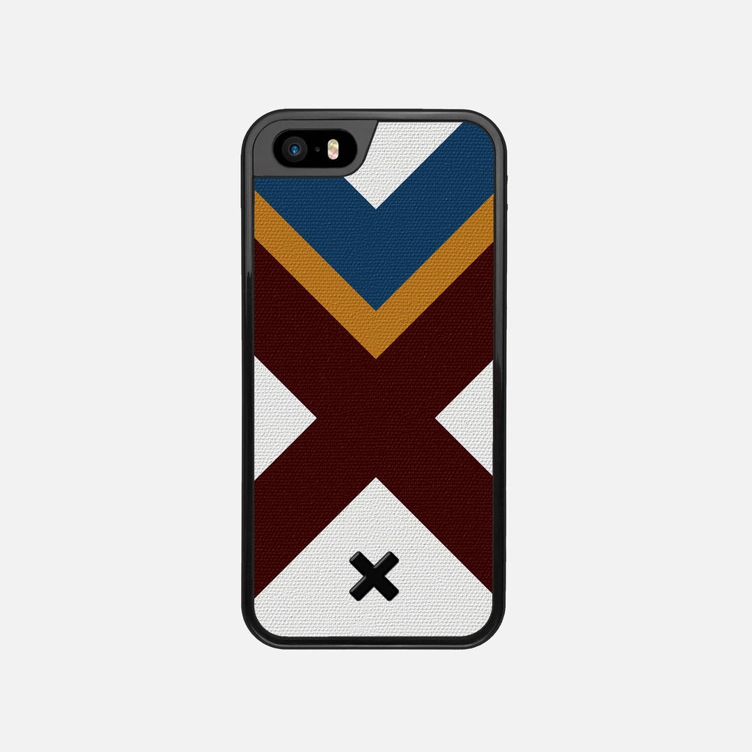 Range Case for the Apple iPhone 5 featuring a UV Printed Cotton Canvas backer with the Keyway X Mark#Phone Model_iPhone 5