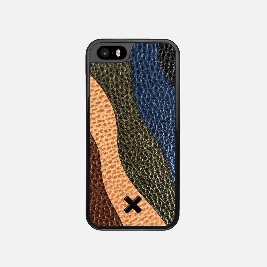 Sable Leather Case for the Apple iPhone 5 featuring a Genuine Leather backer with the Keyway X Mark#Phone Model_iPhone 5