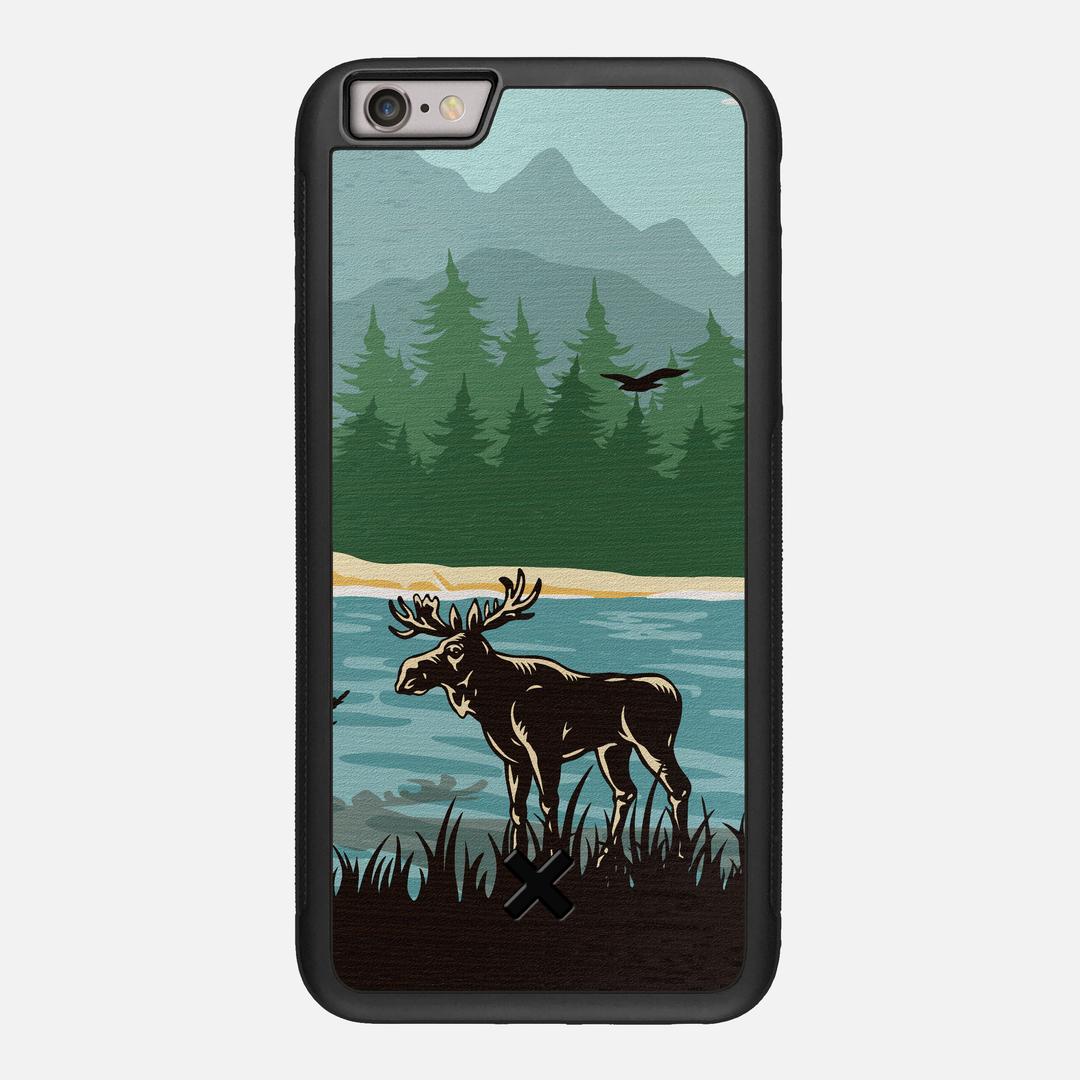 Moose Tracks Case for the Apple iPhone 6S Plus featuring a UV Printed Wenge Wood backer with the Keyway X Mark#Phone Model_iPhone 6S Plus